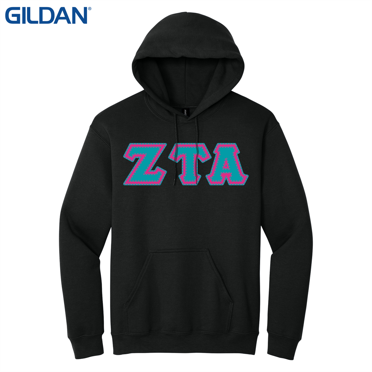 Greek Letters Pullover Hoodie