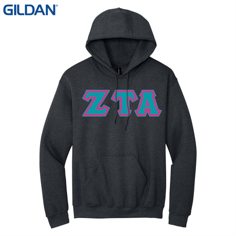 Greek Letters Pullover Hoodie