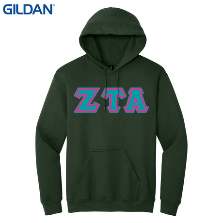 Greek Letters Pullover Hoodie