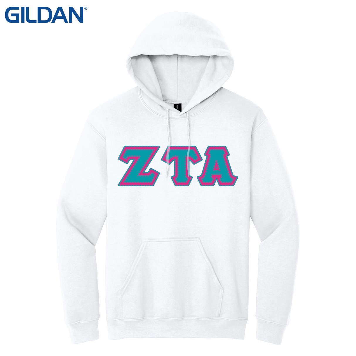 Greek Letters Pullover Hoodie