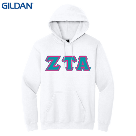 Greek Letters Pullover Hoodie