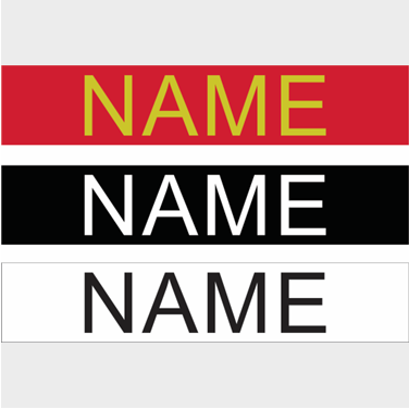 CHS Football Jersey Nameplates