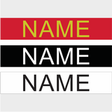 CHS Football Jersey Nameplates