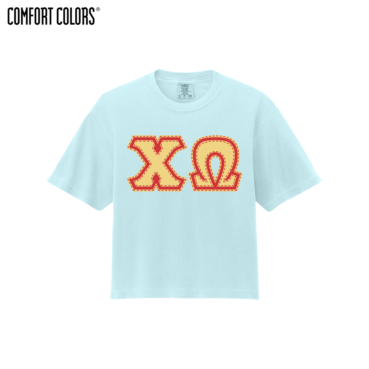 Greek Letters  Women’s Heavyweight Boxy Tee
