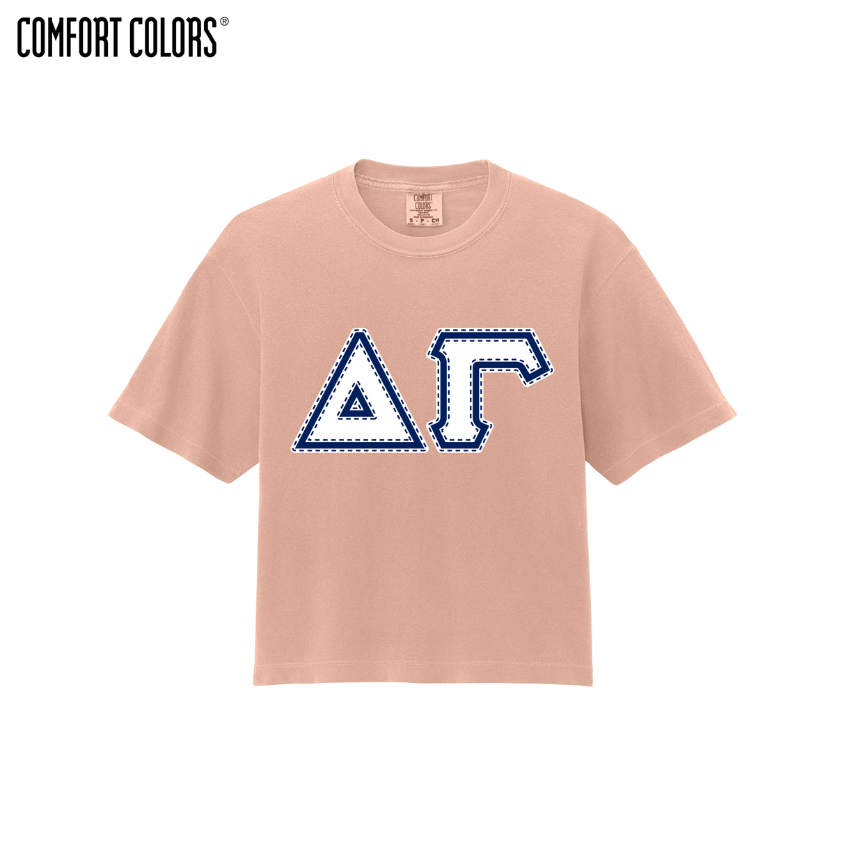 Greek Letters Women’s Heavyweight Boxy Tee