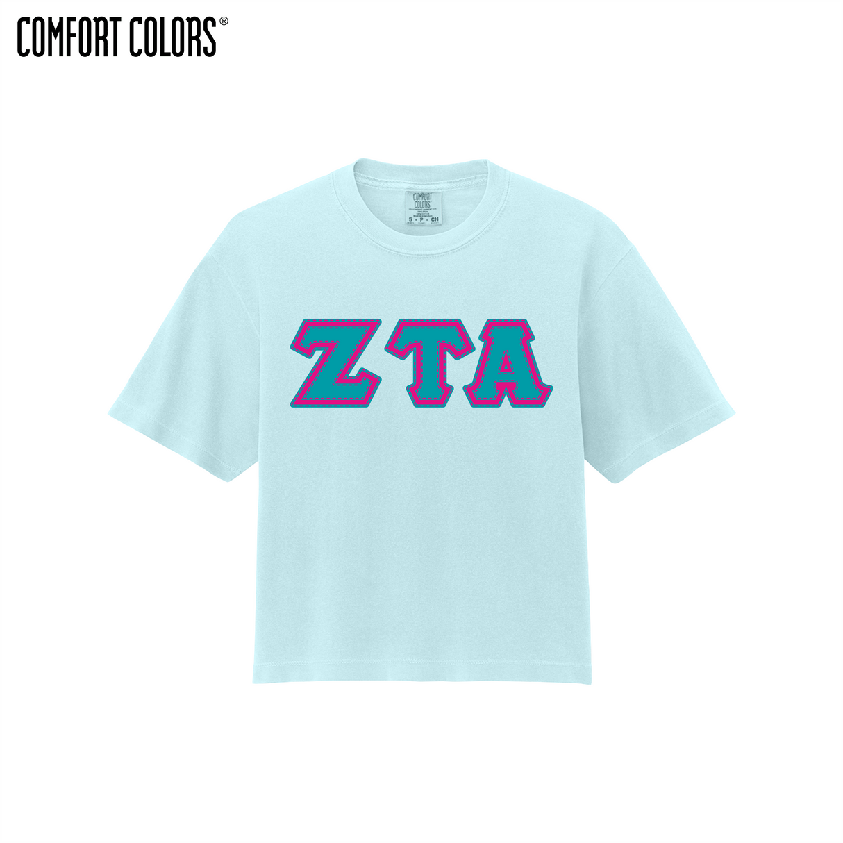 Greek Letters Women’s Heavyweight Boxy Tee
