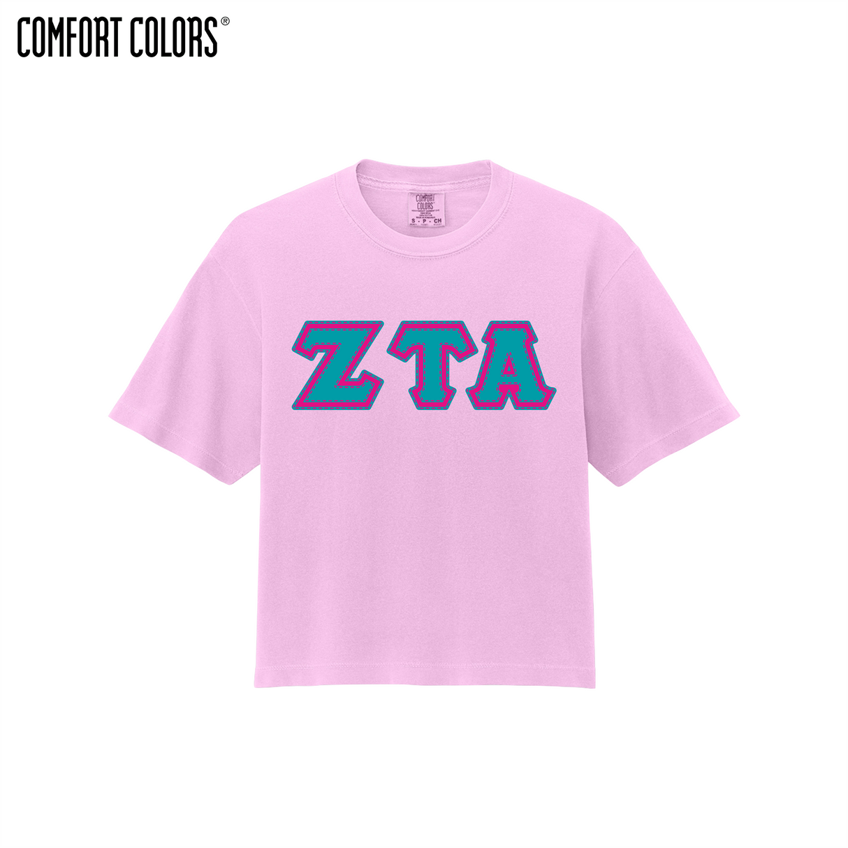 Greek Letters Women’s Heavyweight Boxy Tee