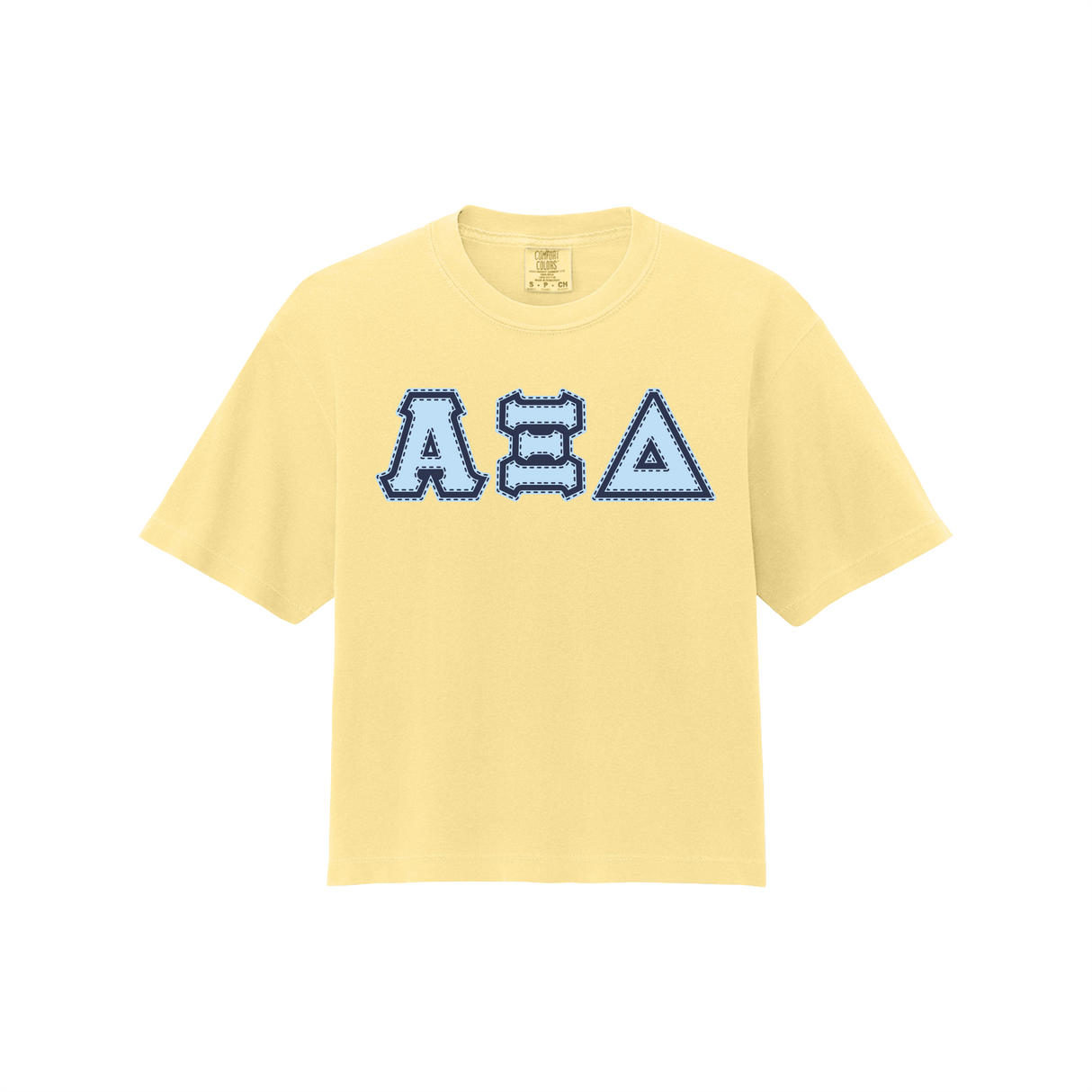 Greek Letters Women’s Heavyweight Boxy Tee