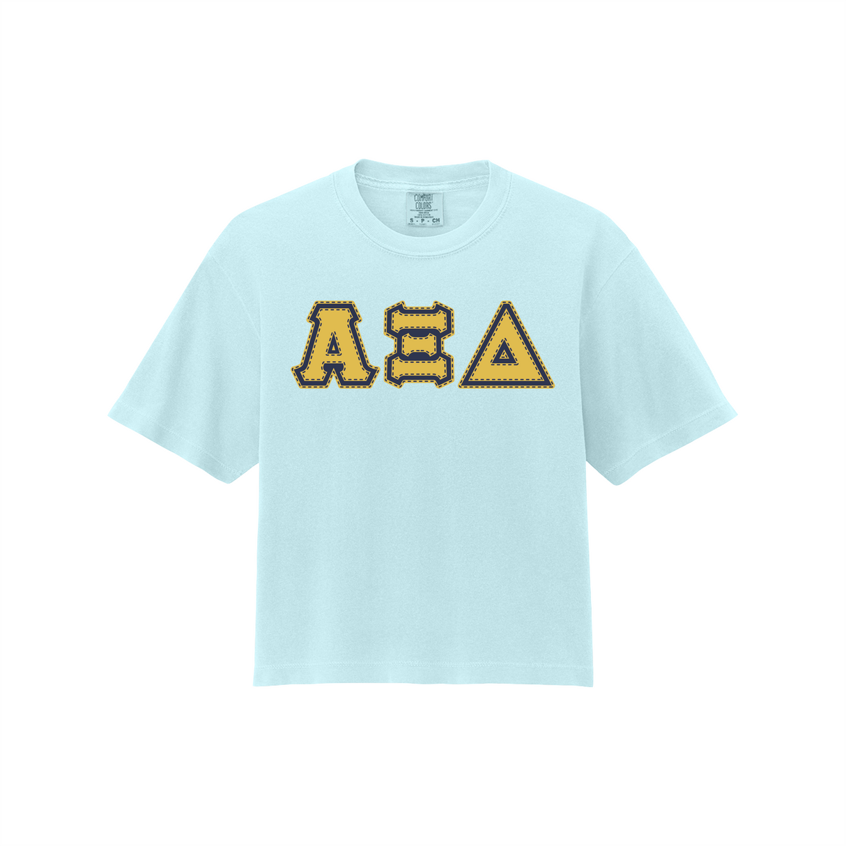 Greek Letters Women’s Heavyweight Boxy Tee