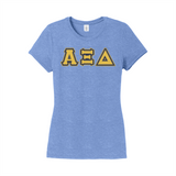 Greek Letters Women's Tri-Blend Tee
