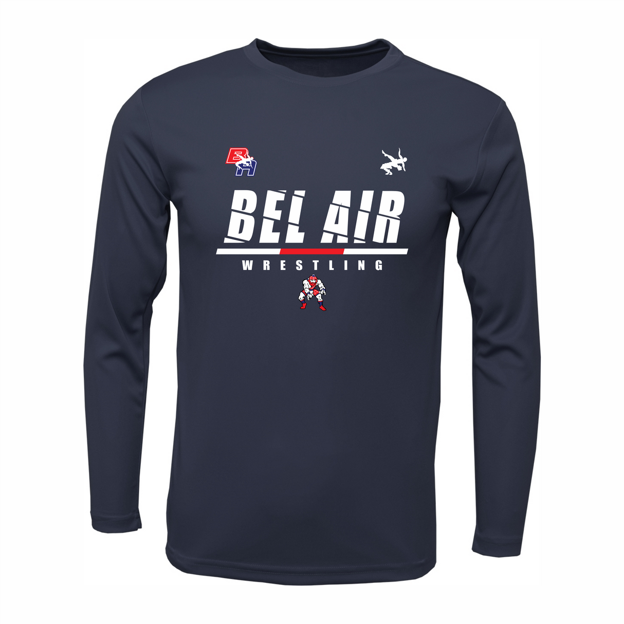 Bel Air Wrestling Long-Sleeved Performance Tee