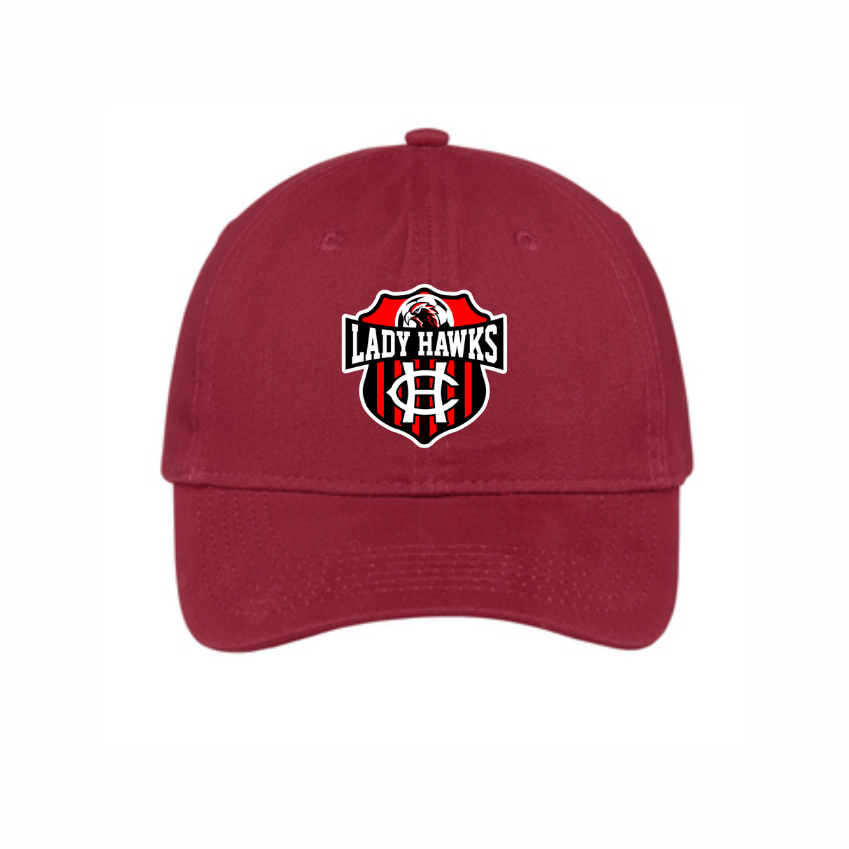 CHS Lady Hawks Soccer Unstructured Twill Cap