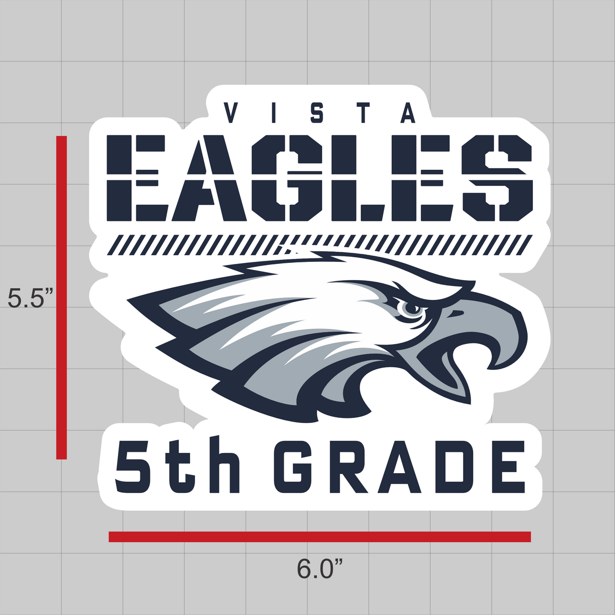 Vista Eagles Decal