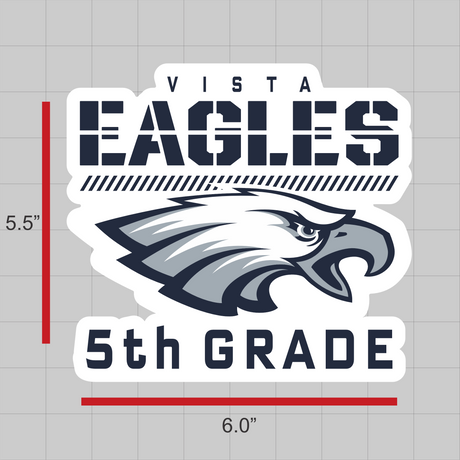 Vista Eagles Decal