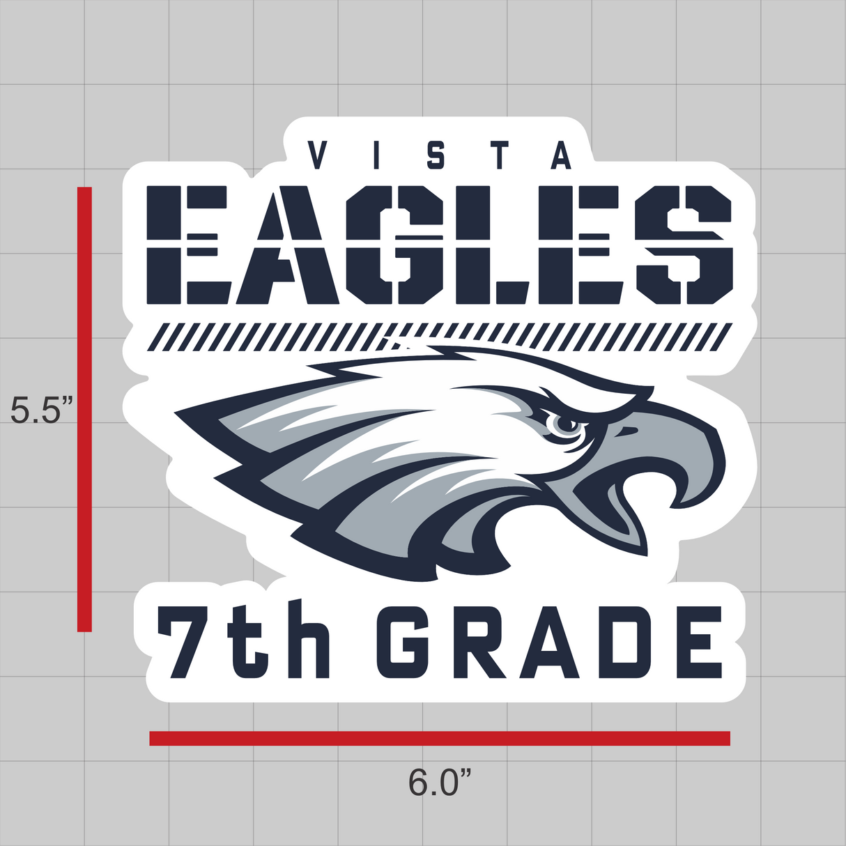 Vista Eagles Decal