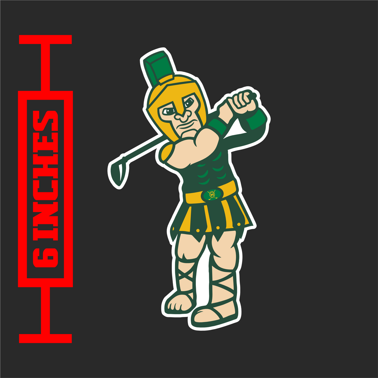 MHS Golf Decal