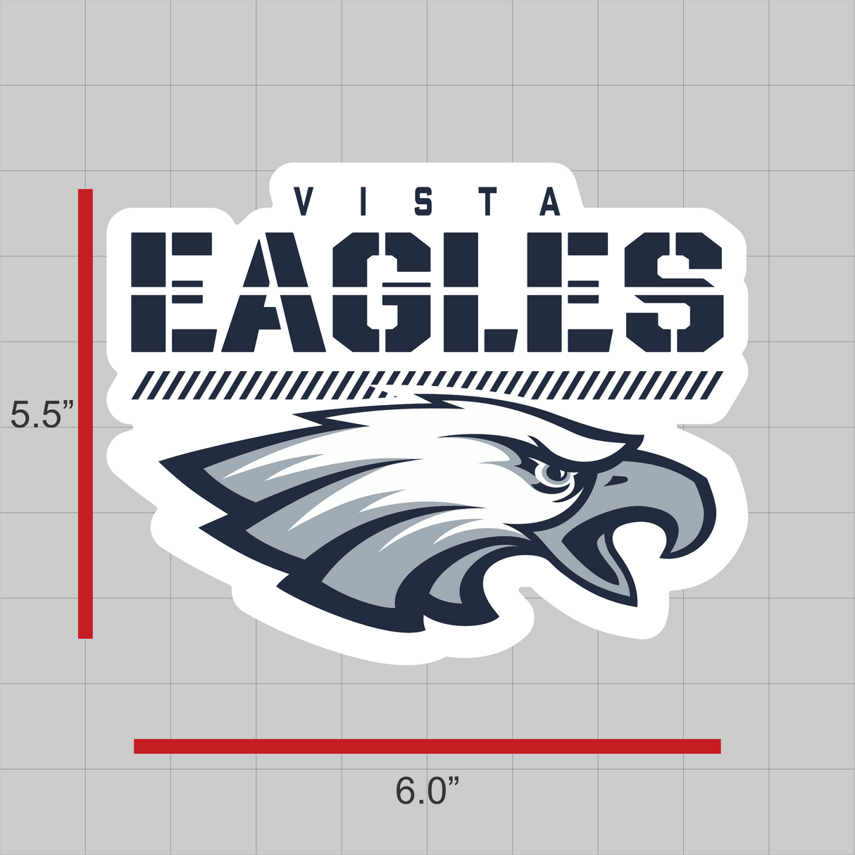 Vista Eagles Decal