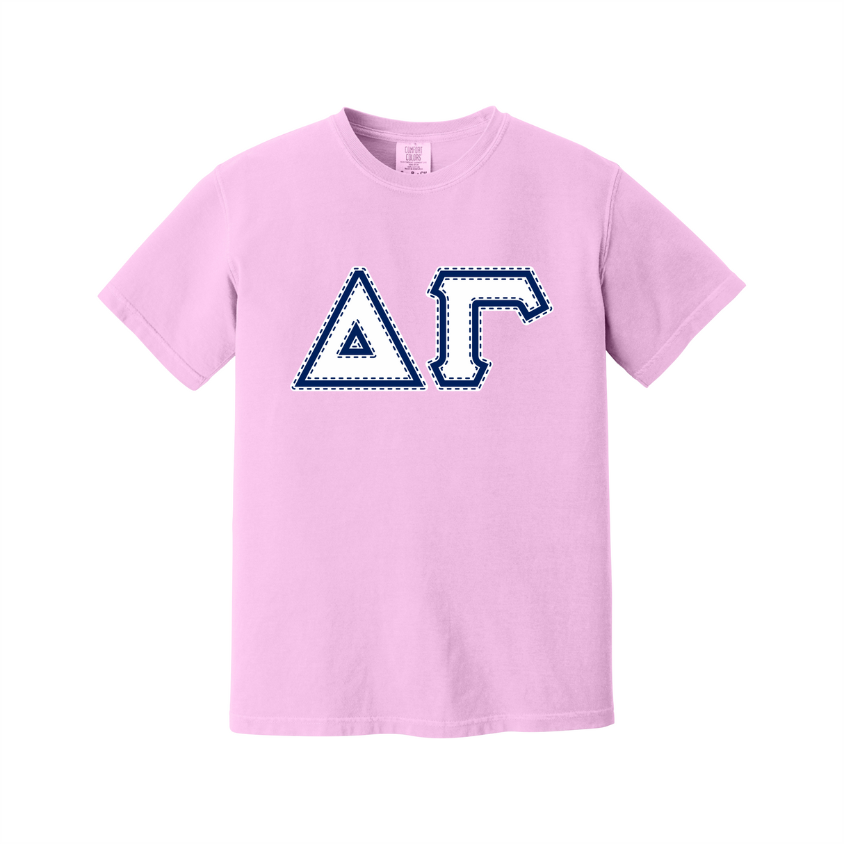 Greek Letters Heavyweight Ring Spun Tee