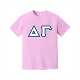 Greek Letters Heavyweight Ring Spun Tee