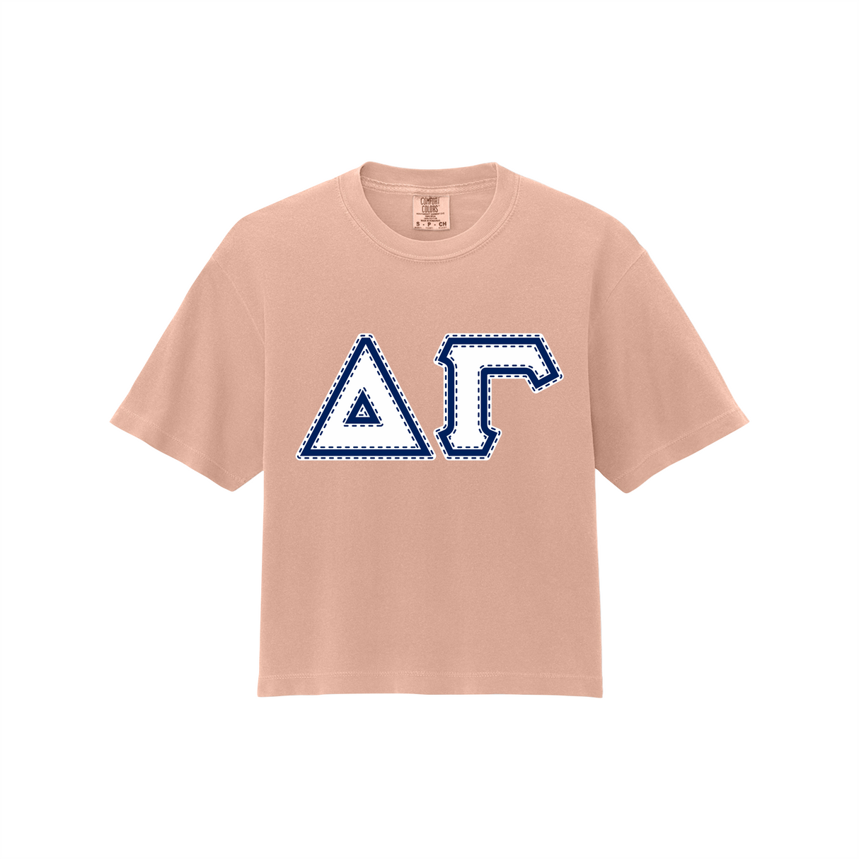 Greek Letters Women’s Heavyweight Boxy Tee