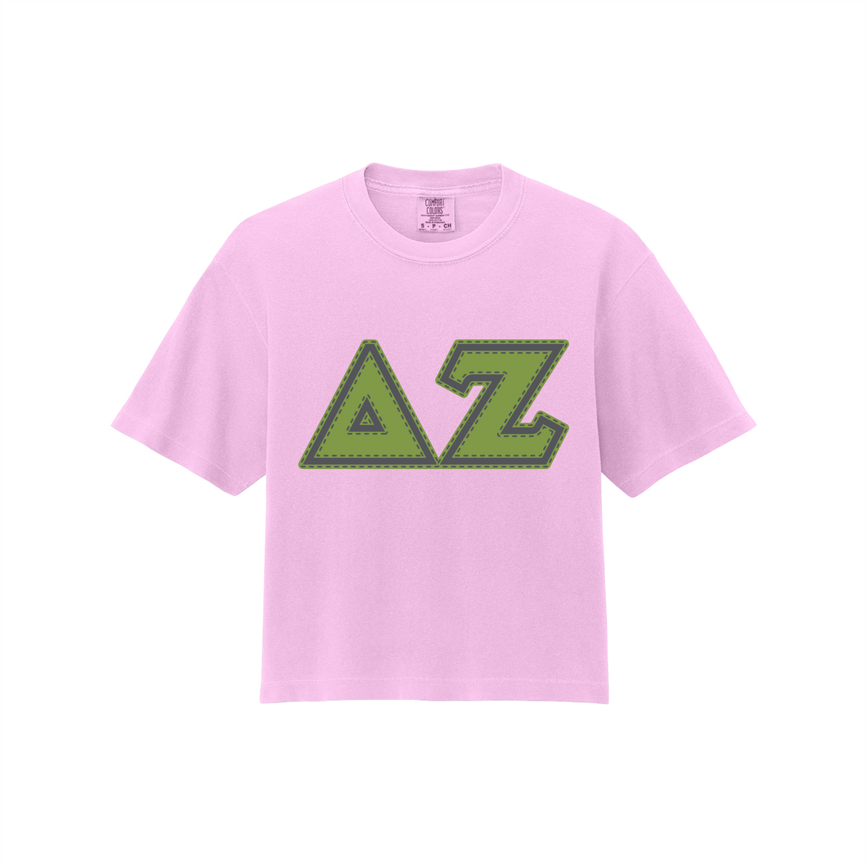 Greek Letters Women’s Heavyweight Boxy Tee