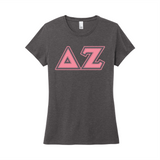 Greek Letters Women's Tri-Blend Tee