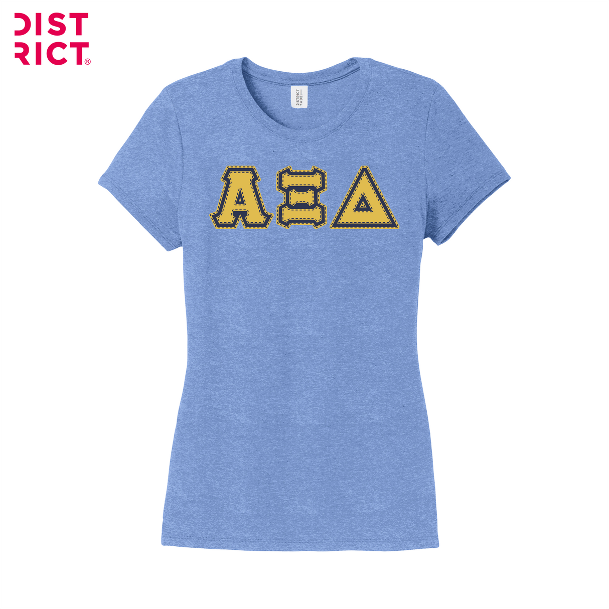 Greek Letters Women's Tri-Blend Tee