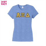 Greek Letters Women's Tri-Blend Tee