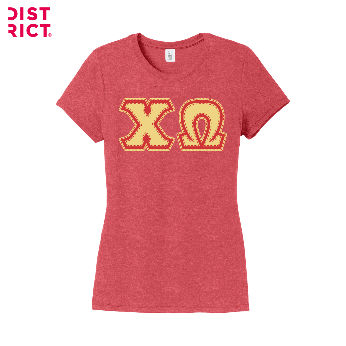 Greek Letters Women's Tri-Blend Tee