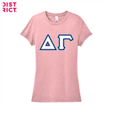 Greek Letters Women's Tri-Blend Tee