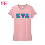 Greek Letters Women's Tri-Blend Tee