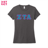 Greek Letters Women's Tri-Blend Tee