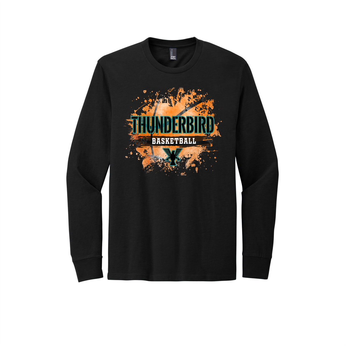 ZMS Girls Basketball Long-Sleeve Cotton Tee