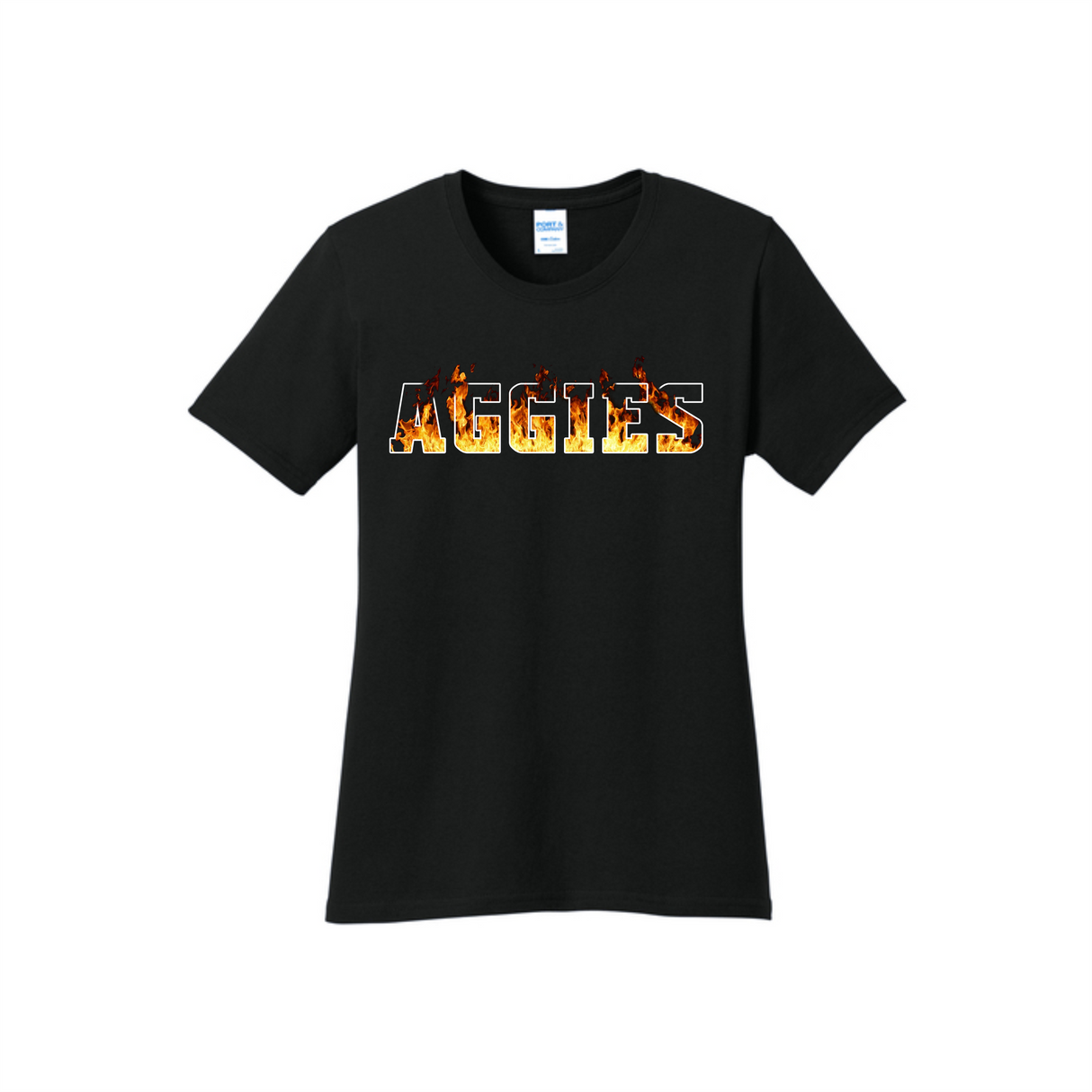 NMSU Swim Tournament "AGGIES" Women's Cotton Tee