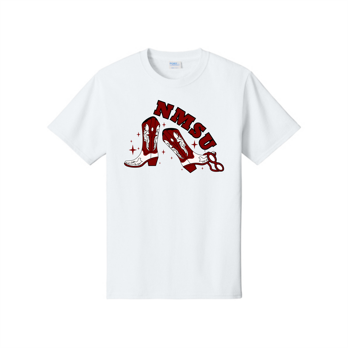 NMSU Swim Tournament "Boots" Cotton Tee