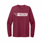 NMSU Track Long-Sleeve CVC Blend Tee
