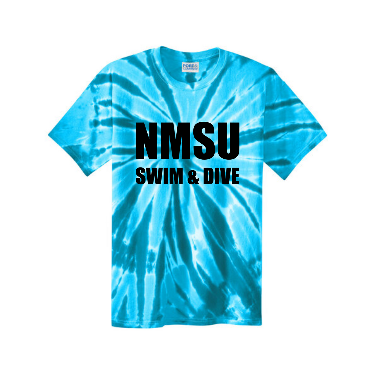 NMSU Swim Tournament "NMSU" Tie-Dye Tee