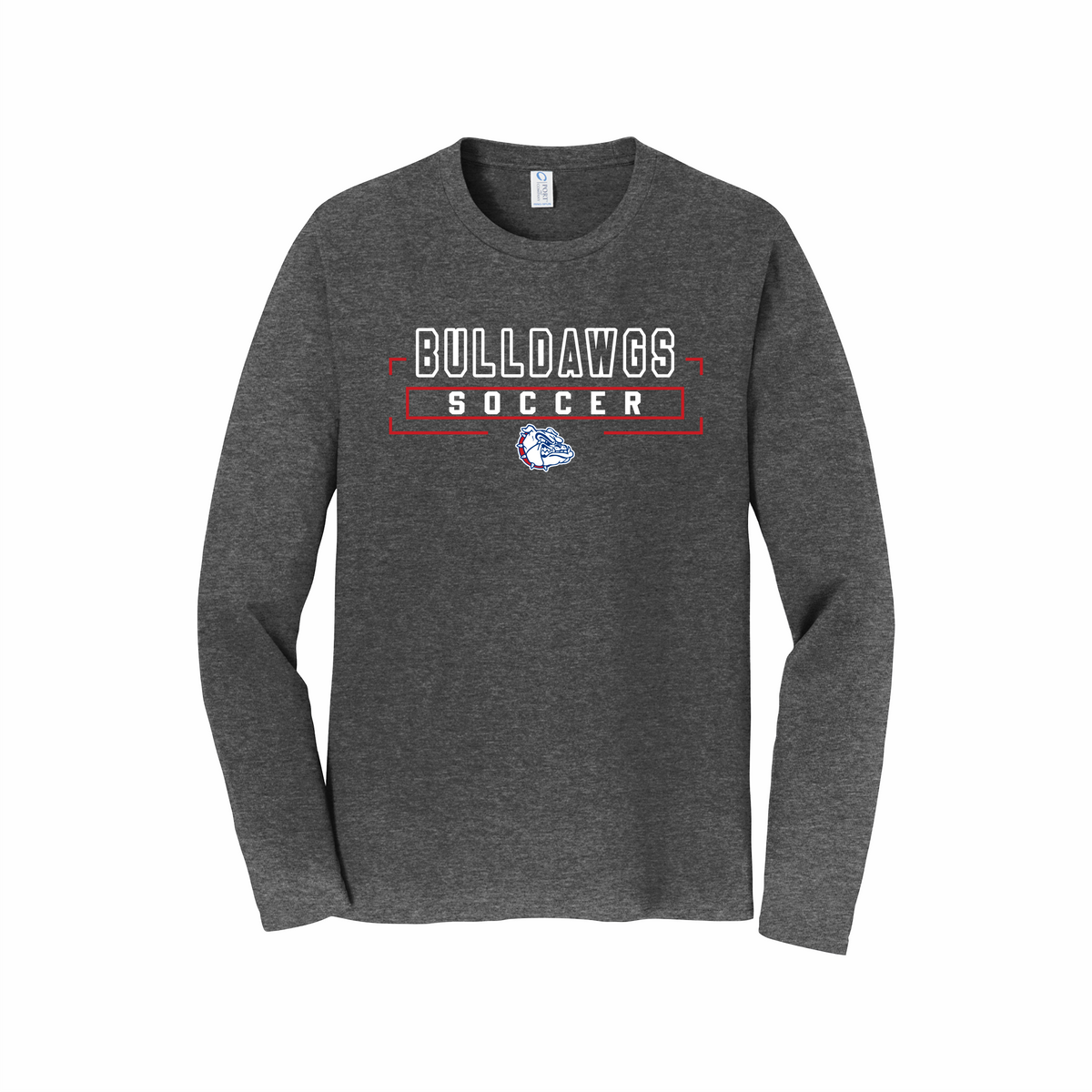 LCHS Lady Bulldawg Soccer Long Sleeve Cotton Tee
