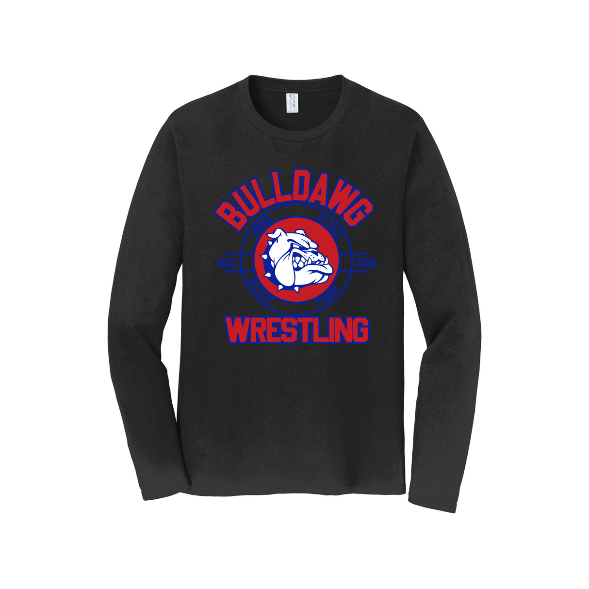 LCHS Wrestling Long-Sleeve Cotton Tee