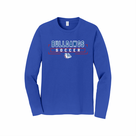 LCHS Lady Bulldawg Soccer Long Sleeve Cotton Tee