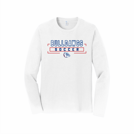 LCHS Lady Bulldawg Soccer Long Sleeve Cotton Tee