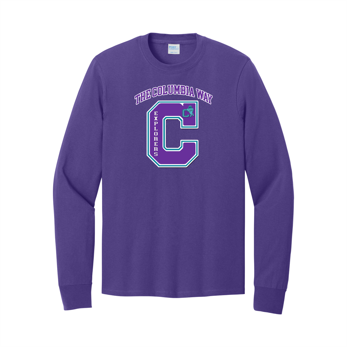 Columbia Elementary Long-Sleeve Cotton Tee