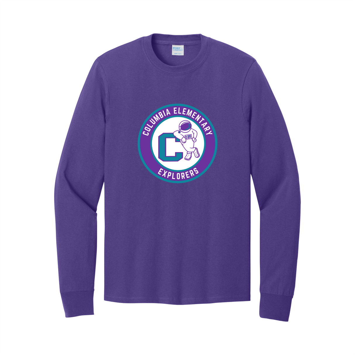 Columbia Elementary Long-Sleeve Cotton Tee