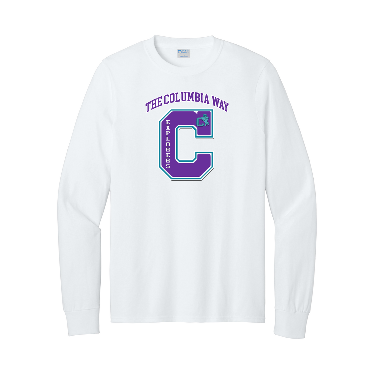 Columbia Elementary Long-Sleeve Cotton Tee