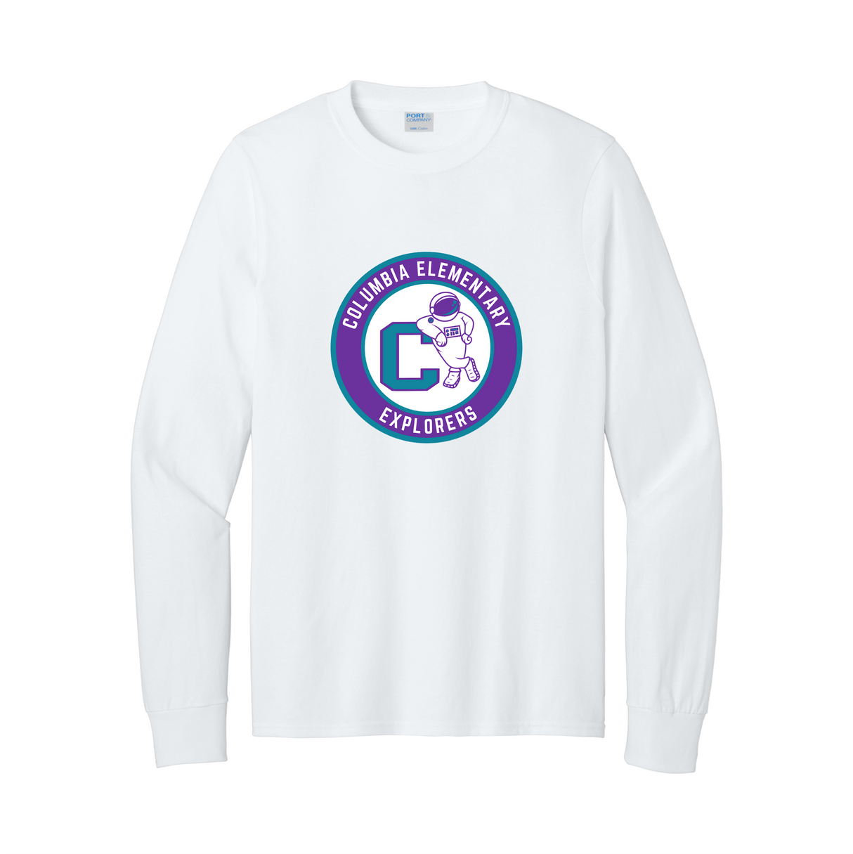 Columbia Elementary Long-Sleeve Cotton Tee