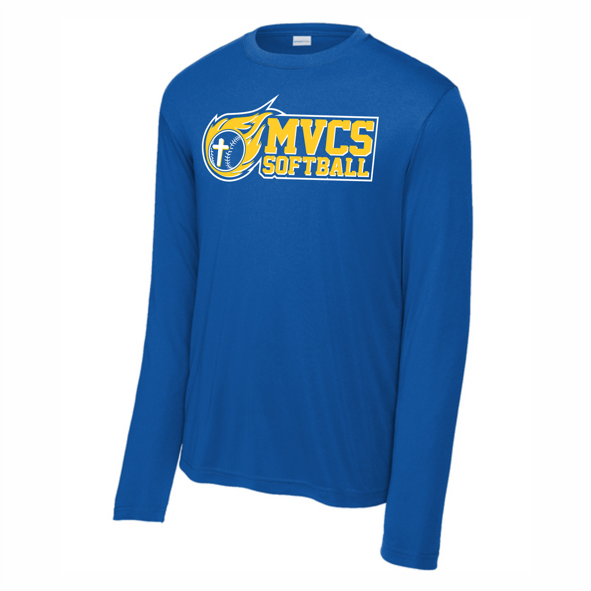 MVCS Softball Long-Sleeve Performance Tee
