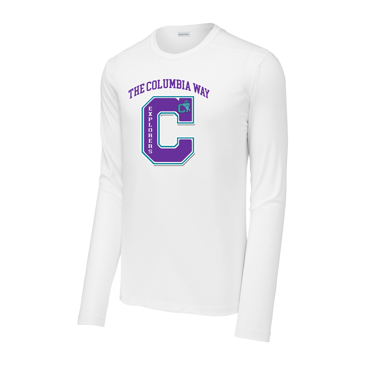 Columbia Elementary Hooded Long-Sleeve Performance Tee