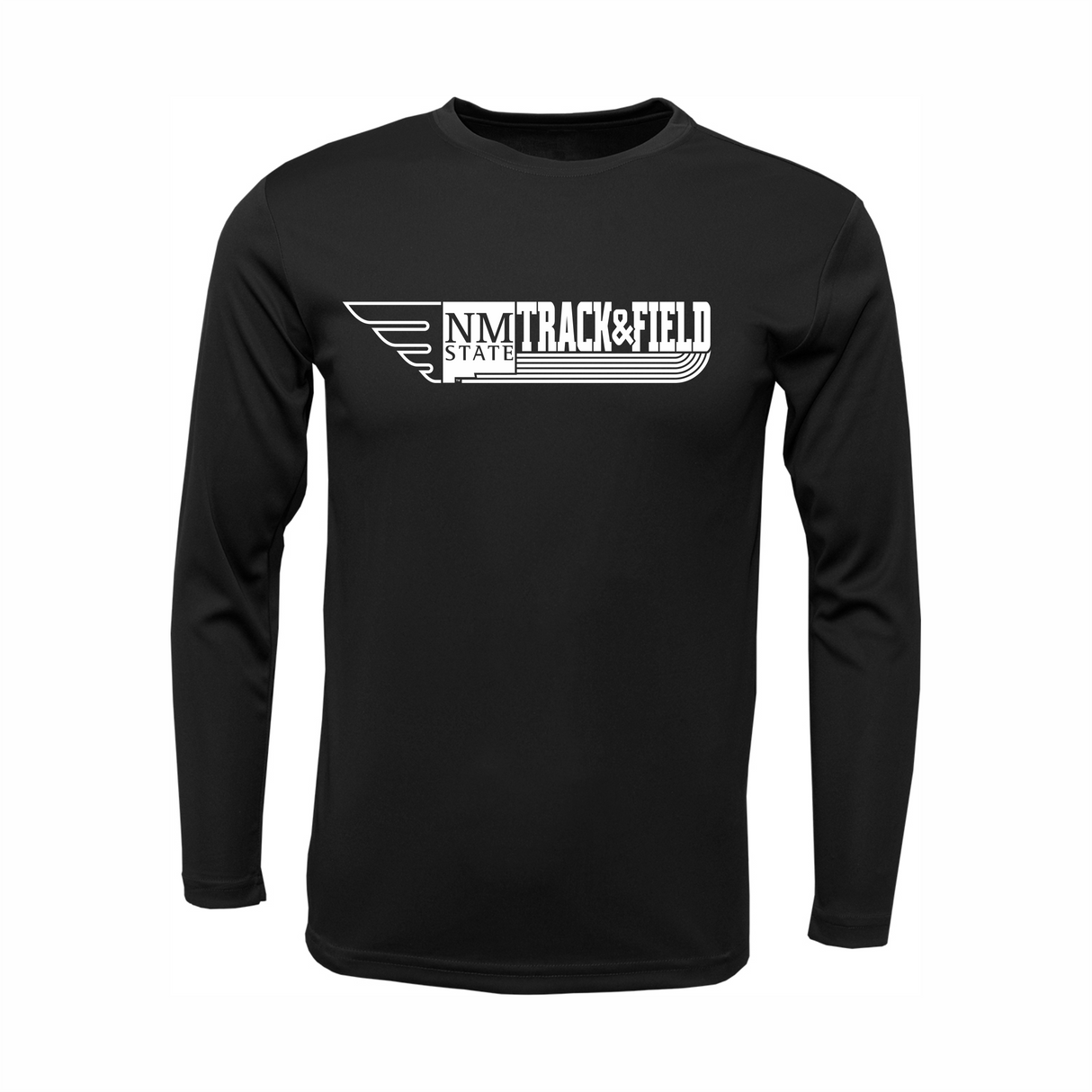 NMSU Track Long-Sleeve Performance Tee