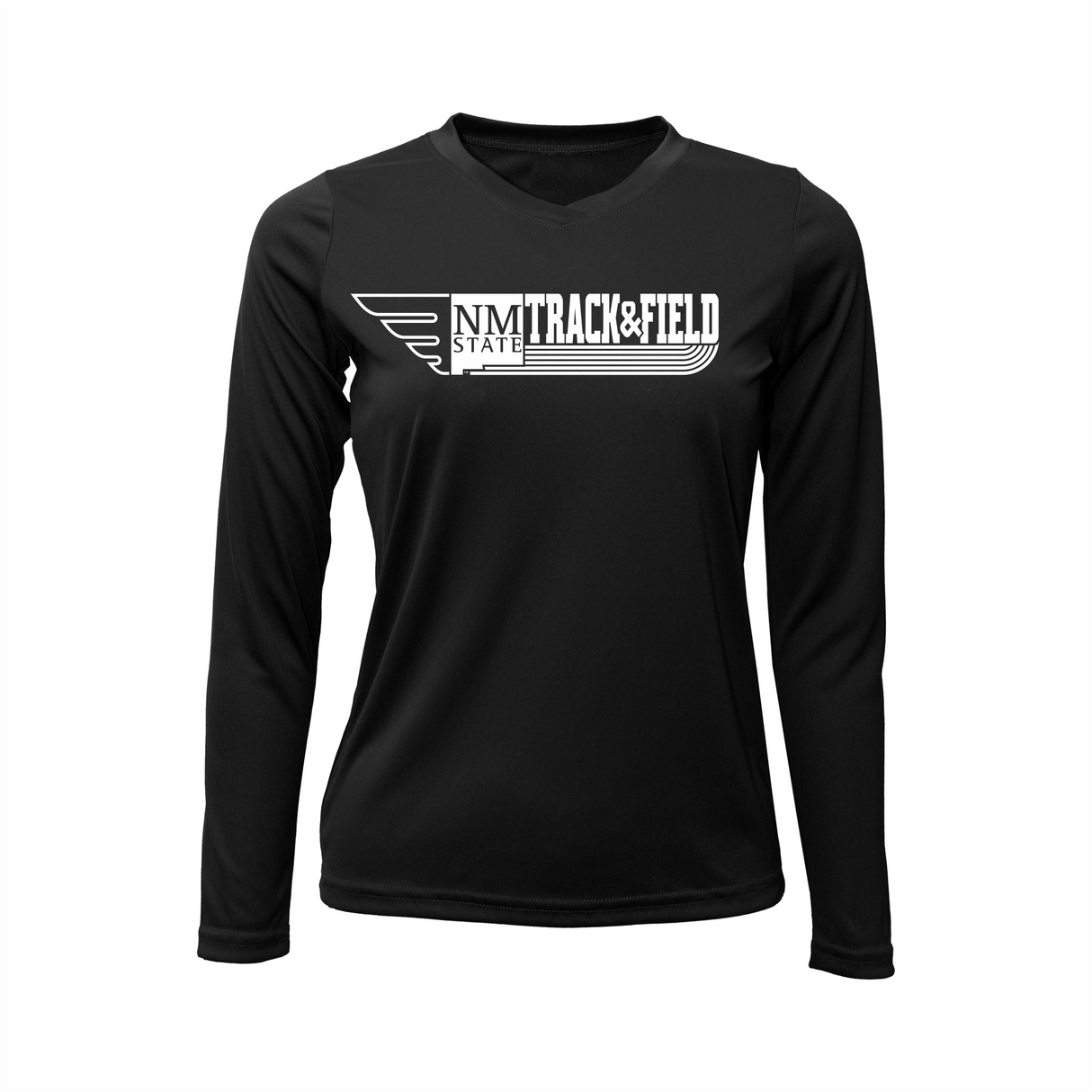 NMSU Track Women's Long-Sleeve Performance Tee