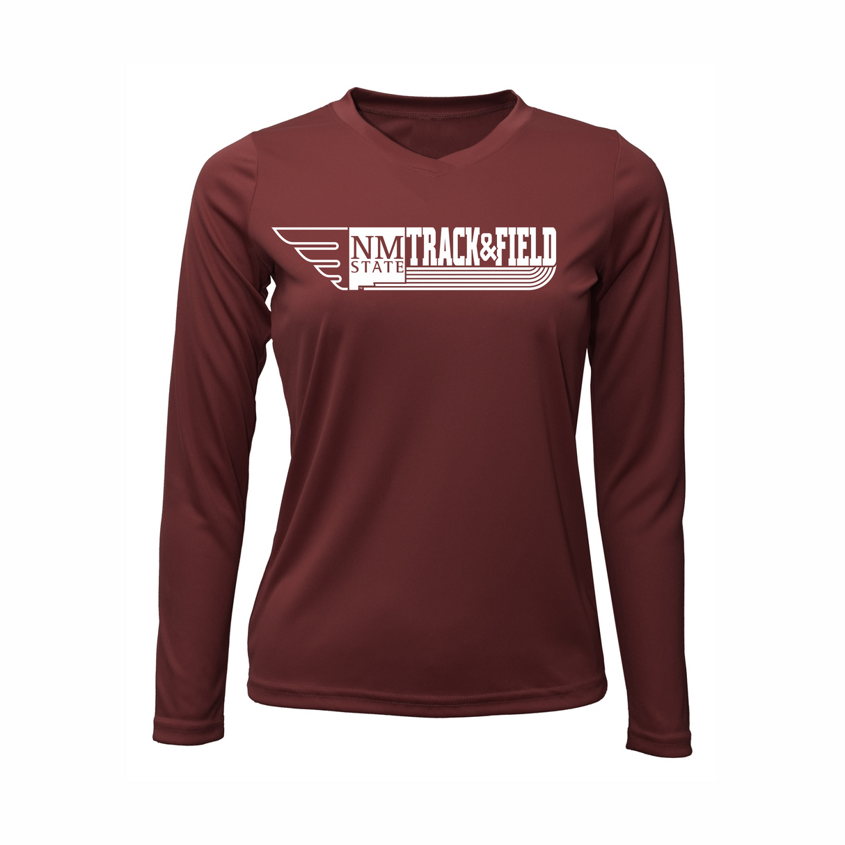 NMSU Track Women's Long-Sleeve Performance Tee